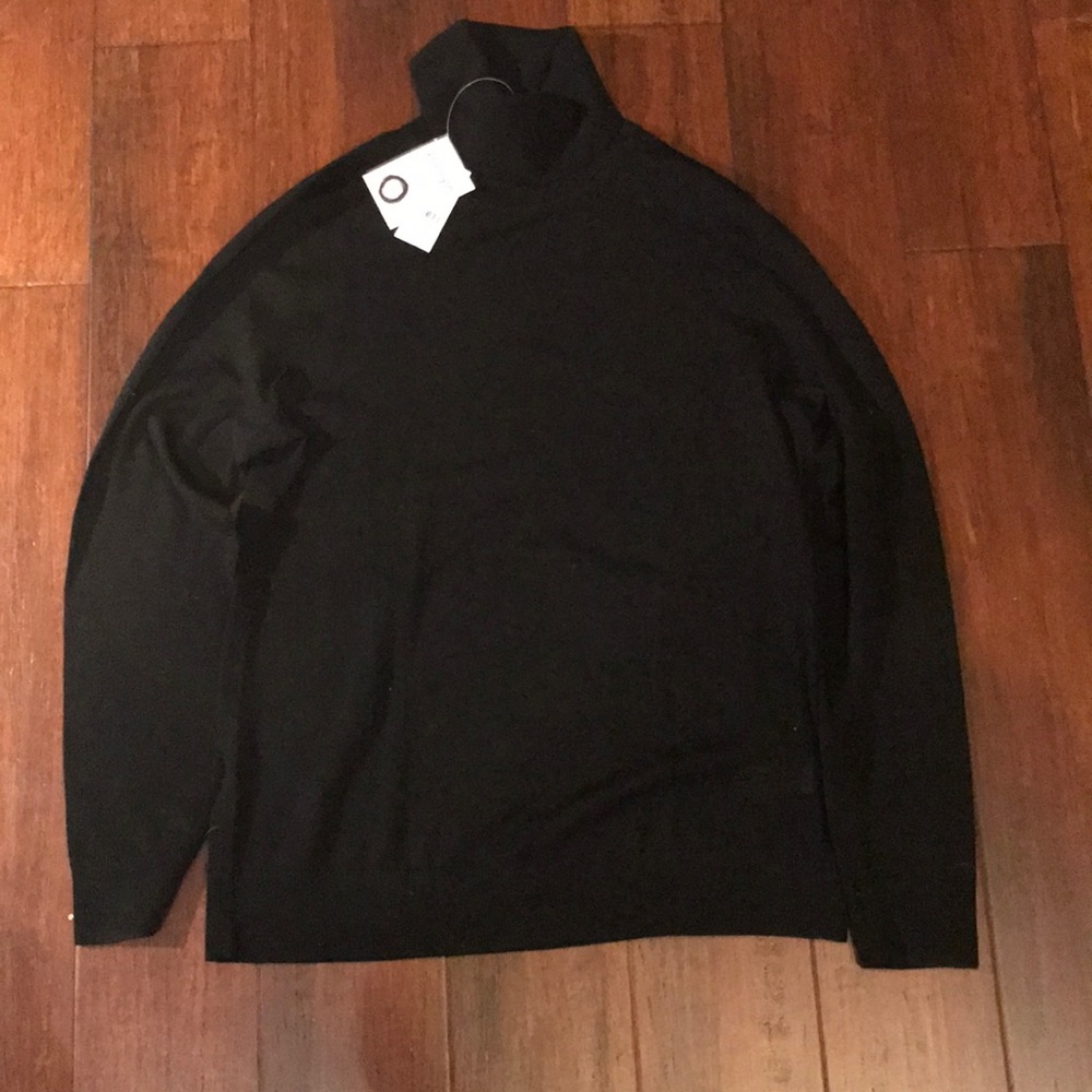 NWT Lord + Taylor Black Turtle Neck